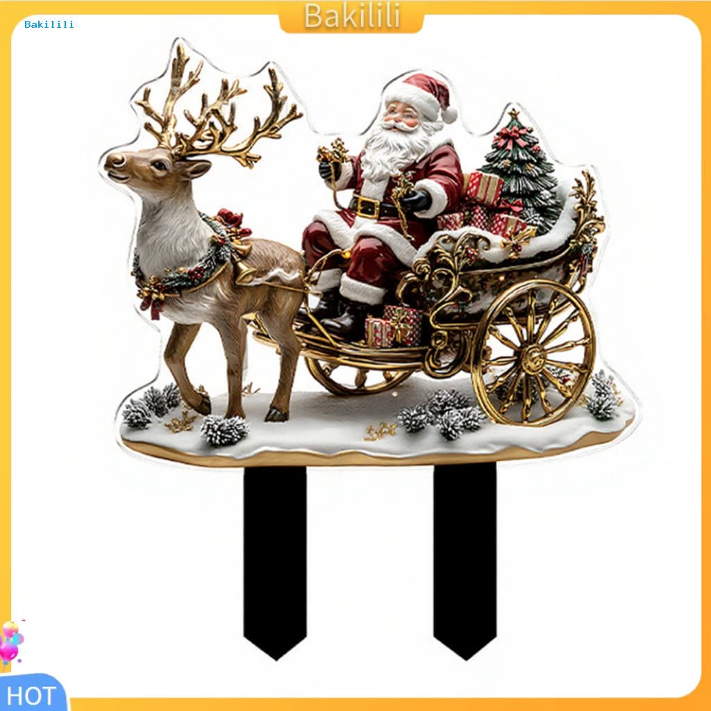 { Bakilili } Inserções Decorativas Para Vasos De Flores Estacas De Quintal De Natal Estaca De Jardim De Elfos Sinal Ao A