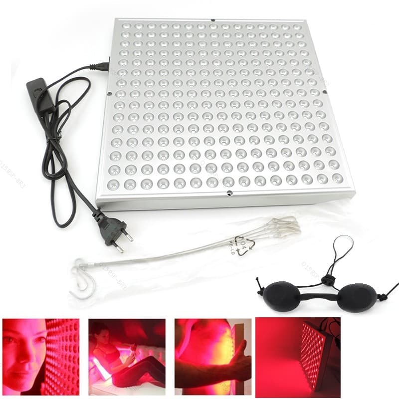 Anti Envelhecimento 660nm Profundo LED Vermelho Terapia Infravermelha Luz Crescer De 850nmlamp Conjunto Para Rosto Alívi