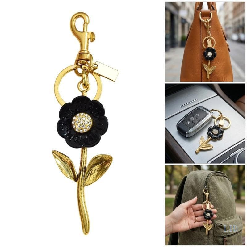 Chaveiro Projetado Lindo Girassol LIDU1 Metal Para Personalizar Estilos
