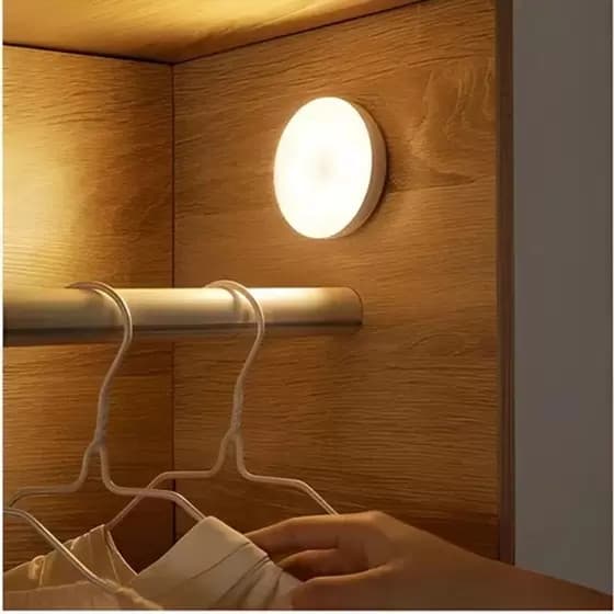 Luz Sensor LED Armário Closet Guarda Roupa Recarregável LED
