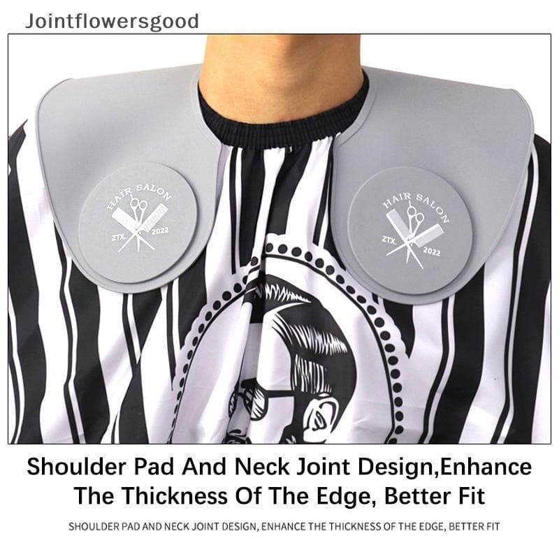 JTFG Silicone Colar De Corte De Cabelo Tingimento Xales Cabeleireiro Capa Ne Wrap Guard Almofada De Ombro Cachecol GD