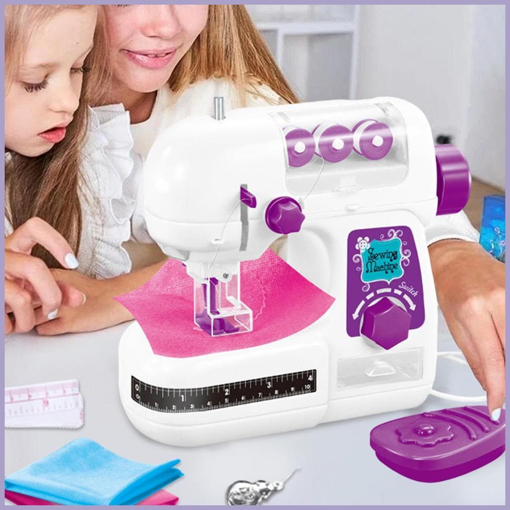 Máquina De Costura Portátil , Alimentada Por Bateria , Com Luz Para Fingir onwasvn