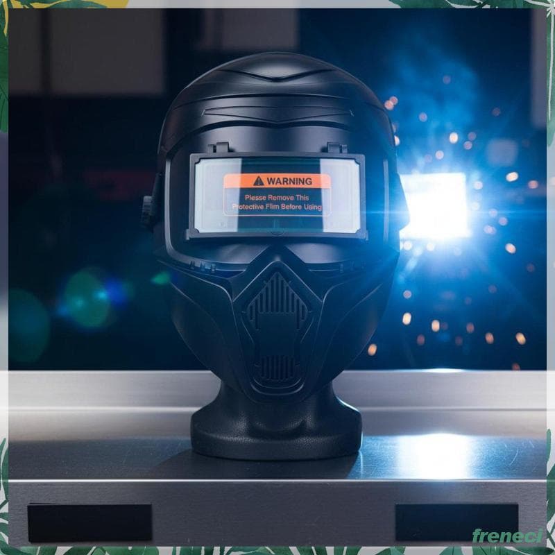 [Freneci] Escudo Facial De Soldagem Flip Up Com Escurecimento Automático Máscara Capacete De Segurança Protetor Para Ace
