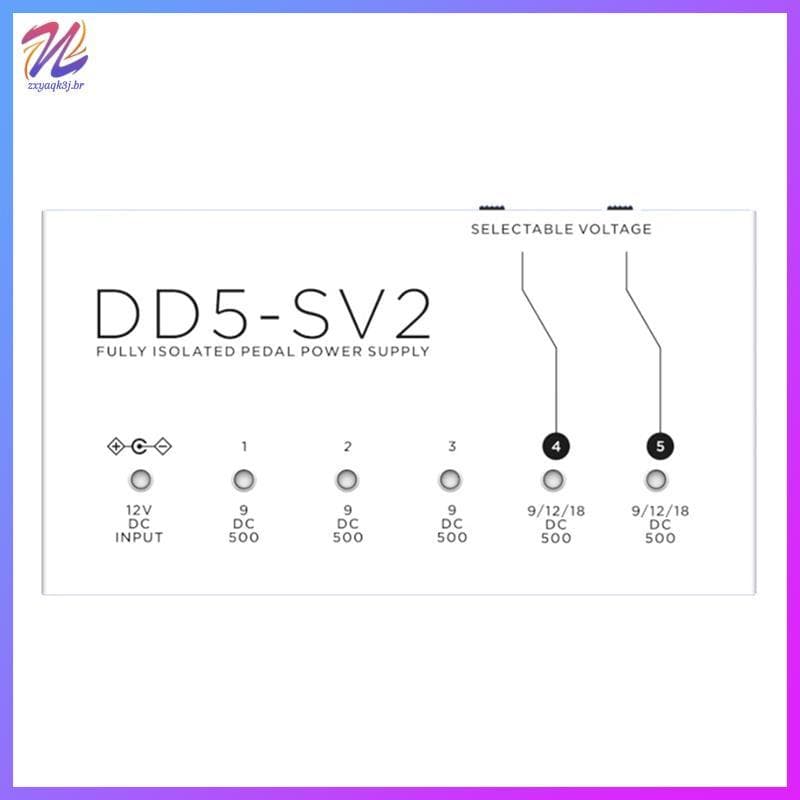 DD5-SV2 Pedal De Efeito Efetor Digital De Alta Potência Fonte De Alimentação Filtro Totalmente Isolado Ondulação Redução