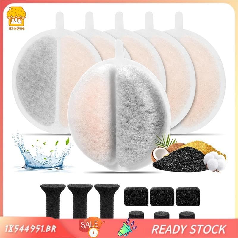 [18544951 . br] Filtros De Fonte De Água Para Gatos Filtro Animais De Estimação Lite E Premium 2.5L Bebedouro De Filtrag