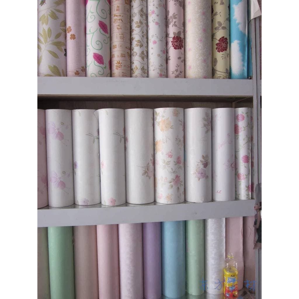 Papel de parede autoadesivo, papel de parede Pastoral, quarto, armário, reforma de móveis, à prova d'água, à prova de ól