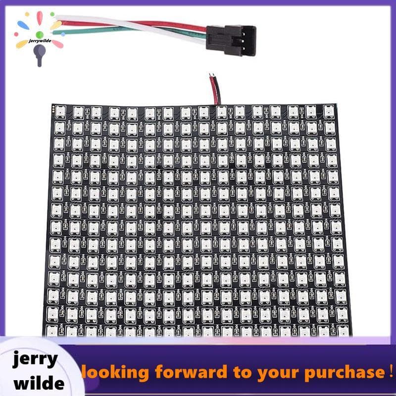 Placa De Exibição Flexível 256 Pixels 16x16 RGB LED Matriz DC5V Fonte De Alimentação Para WLED SP802E-WS2812B LEDs Ender