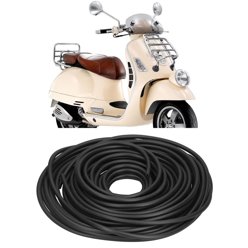 Torachel1-BR 20m/65ft mangueira de linha de combustível borracha preta longa para motocicleta pit dirt bike atv quad m