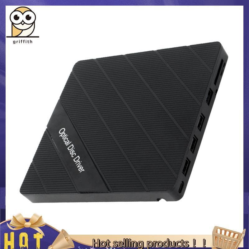 Unidade De CD DVD Externa USB3.0 Tipo C Óptica/- RW Player Queimador/Gravador/Leitor Para Laptop PC Janela