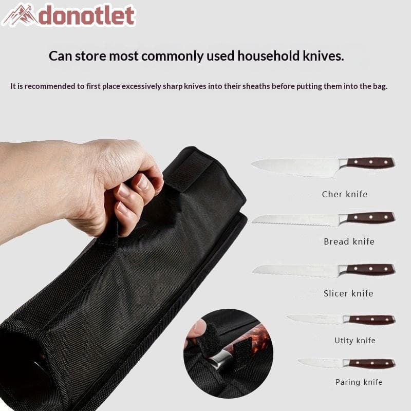 Donotlet Bla Chef Faca Rolo Saco 5 Poetas Carry Case Portátil Oxford Cozinha Facas Sacos De Armazenamento Durável Transp