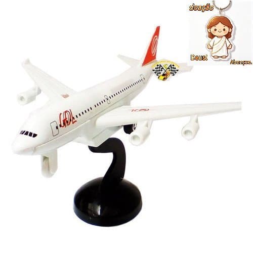 Miniatura Avião Gol Airbus A380 Escala 1:500