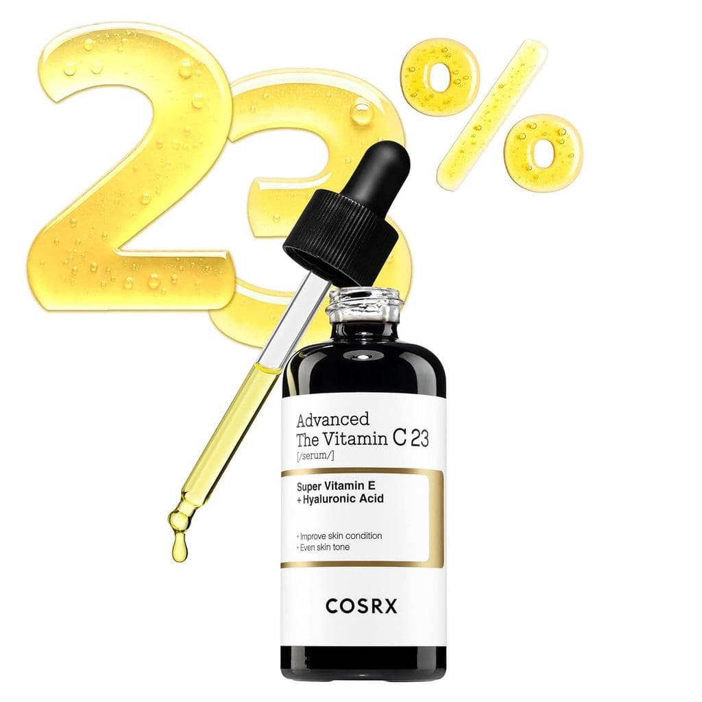 Sérum Facial COSRX 23% de Vitamina C Pura com Vitamina E e Glutationa, 0,7oz |   Sérum Coreano de Vitamina C, Sérum Anti