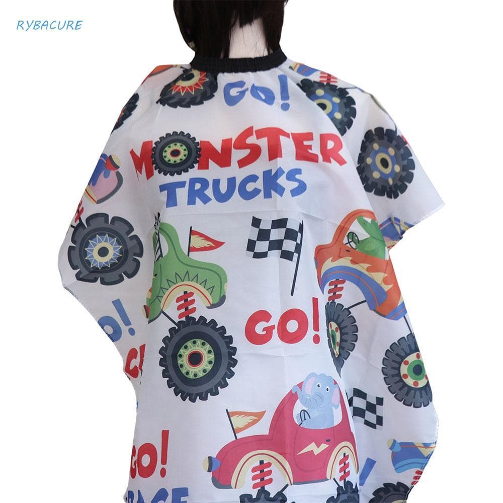 Capa De Corte De Cabelo De Desenho Animado Infantil , Cabeleireiro Profissional Fofa Para Crianças , Vestido À Prova D'á