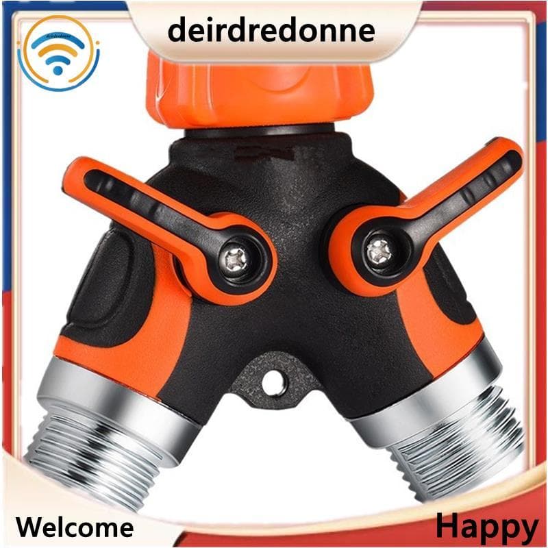 Válvula De Corte Individual , Conector De Latão , Divisor De Mangueira De Jardim De 2 Vias , Padrão Americano , Para Cas