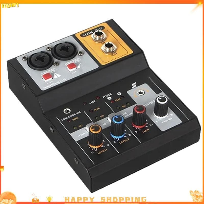 Mixer De Gravação De 2 Vias , USB , Computador , Placa De Som Externa , Karaokê Ao Vivo , DJ , Palco De Áudio , Pequena