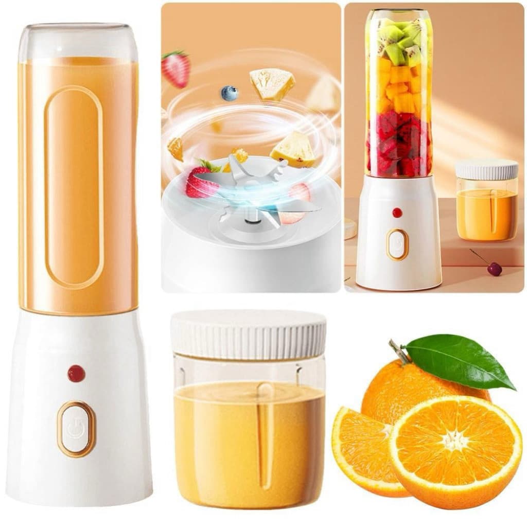 Liquidificador Portátil Elétrico 6 Lâminas Recarregável USB Mini Mixer Sucos Vitaminas Smoothies Papinha Bebê