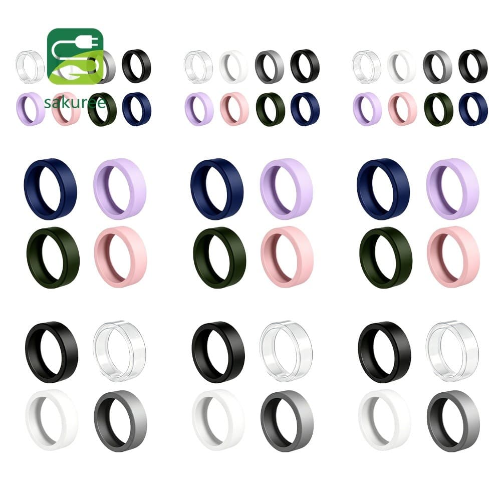 Capa De Anel De Pacote Com 4/8 Compatível Protetor Inteligente Oura Ring 5 Antiarranhões