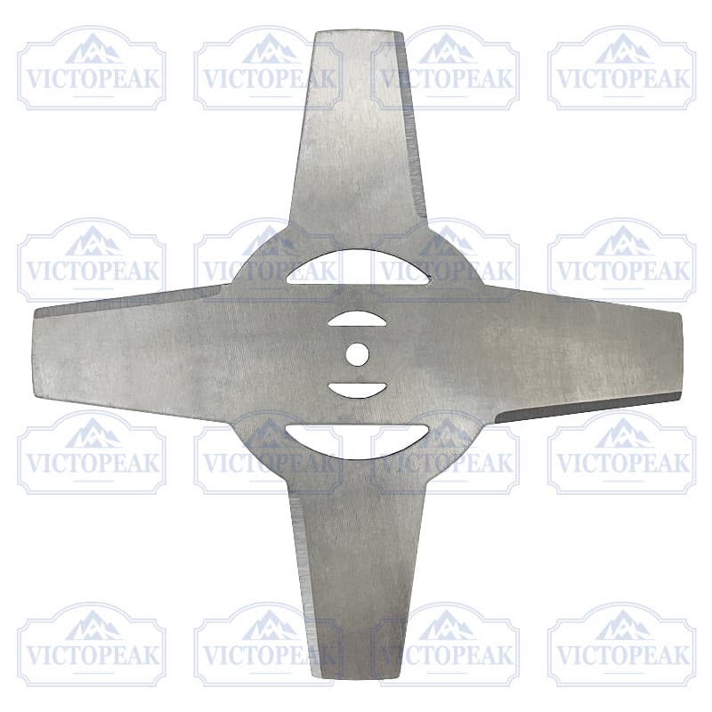 Placa De Corte De Substituição De Lâmina De Aparador De Metal De 4 Dentes Para Cortador De Escova De Grama