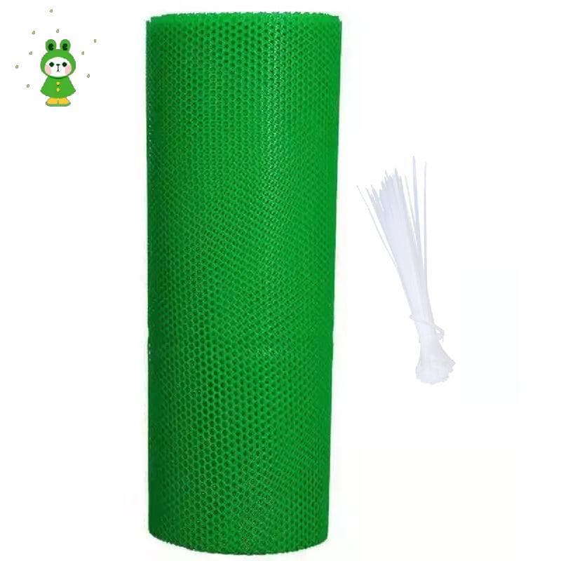 Rolo De Cerca De Rede De Gaiola De Frango De Plástico , 40 Cm x 3 m (15.7 Polegadas x 9.8 Pés) | Hexagonal , Jardim