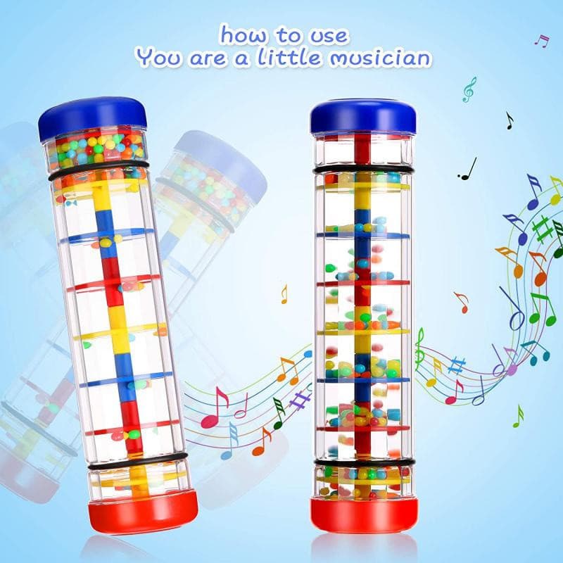 Brinquedos De Chuva Para Bebês 6-12 Meses Agitador Desenvolvimento Sensorial Auditório De Instrumentos Musicais