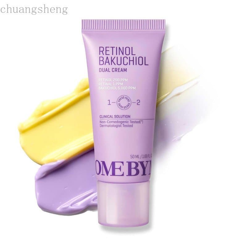 SOME BY MI Creme Duplo de Retinol e Bakuchiol – 1.69oz, 50ml – Hidratante Facial Coreano com Colágeno e Retinol para Pel