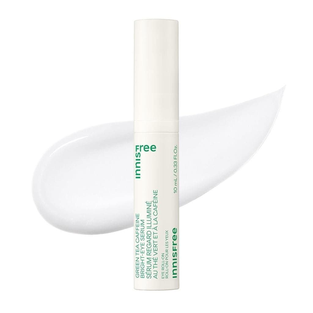 Innisfree Sérum para Olhos Anti-inchaço com Chá Verde e Cafeína, com Niacinamida, Efeito Refrescante, Roll-On para Hidra