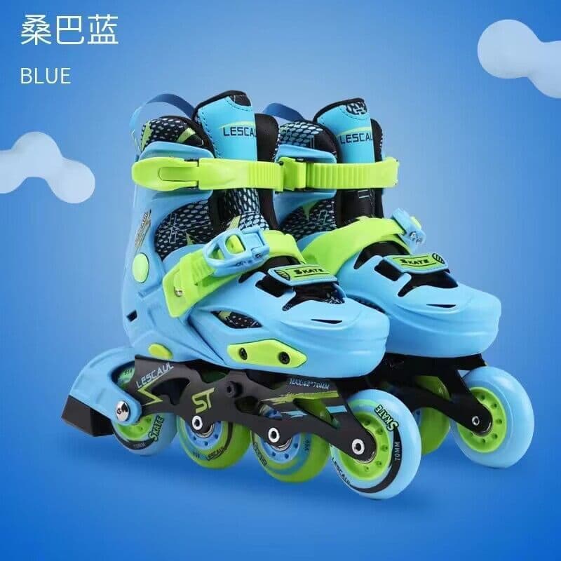 Crianças patins conjunto completo patins Inline patins bloqueio rolo ensino dedicado 8.8