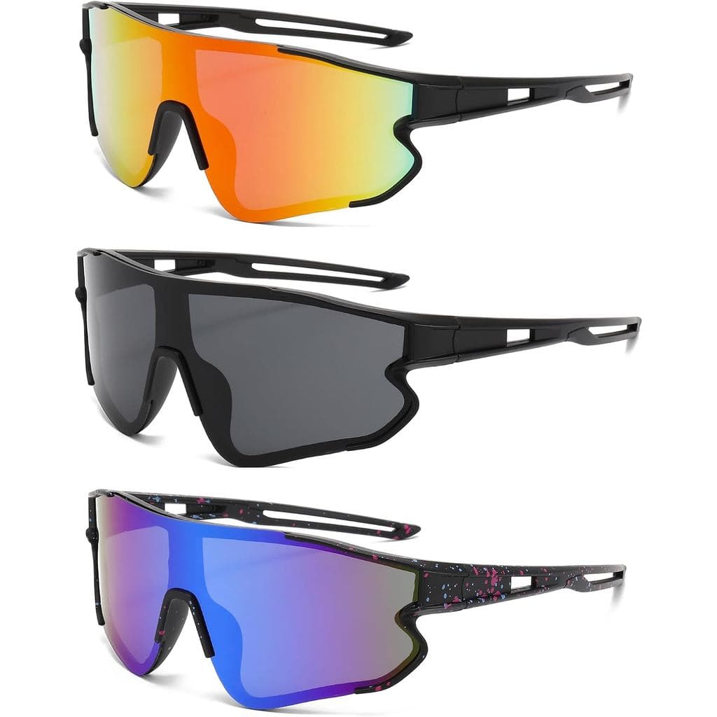 Óculos de Sol Esportivos Polarizados para Homens e Mulheres, Óculos de Sol para Beisebol, Ciclismo, Pesca e Corrida com