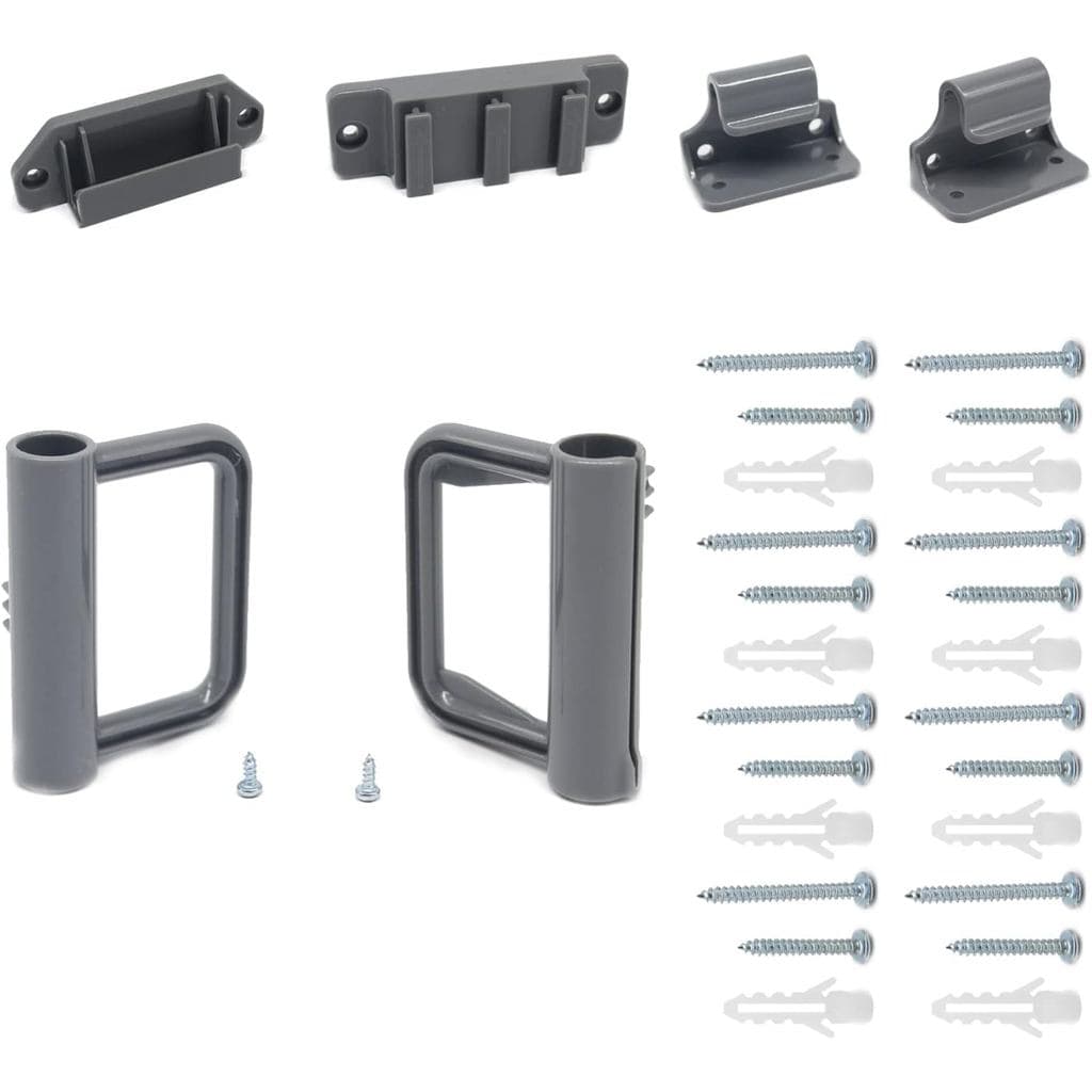 Kit de Peças de Reposição para Portão Retrátil de Malha para Bebês e Cães, Conjunto Completo de Acessórios de Montagem n
