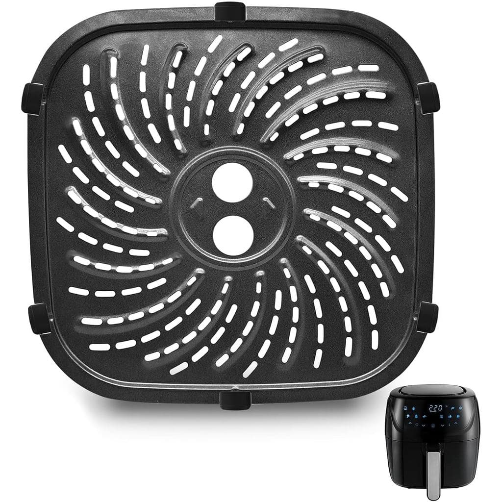 Air Fryer Grill Pan for PowerXL Vortex Pro 8 QT Air Fryer, Oval Nonstick 9.45''*9.45''Air Fryer Replacement Parts Access