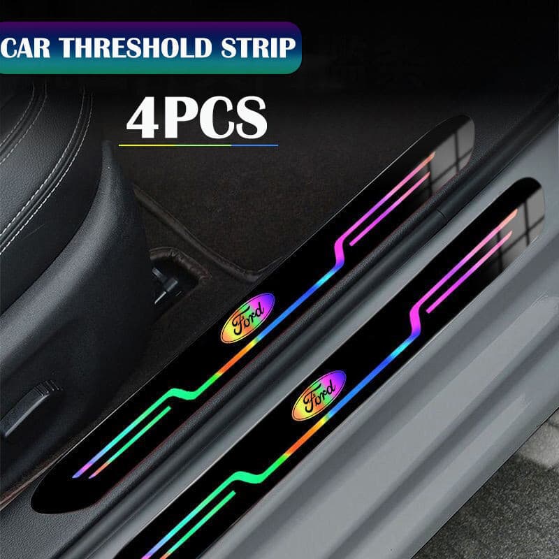 Faixa de Proteção para Soleira de Porta de Carro, Impermeável, Anti-Risco, Adesivo para Soleira de Carro, Compatível com