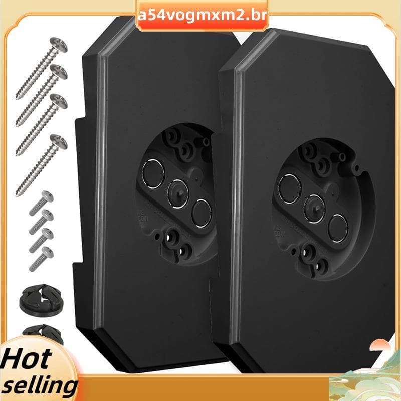 Blocos De Montagem De Revestimento , Kit Externo , Placa Para Lap Duplo De 1/2 Polegadas E De 4 , 2 Pacotes