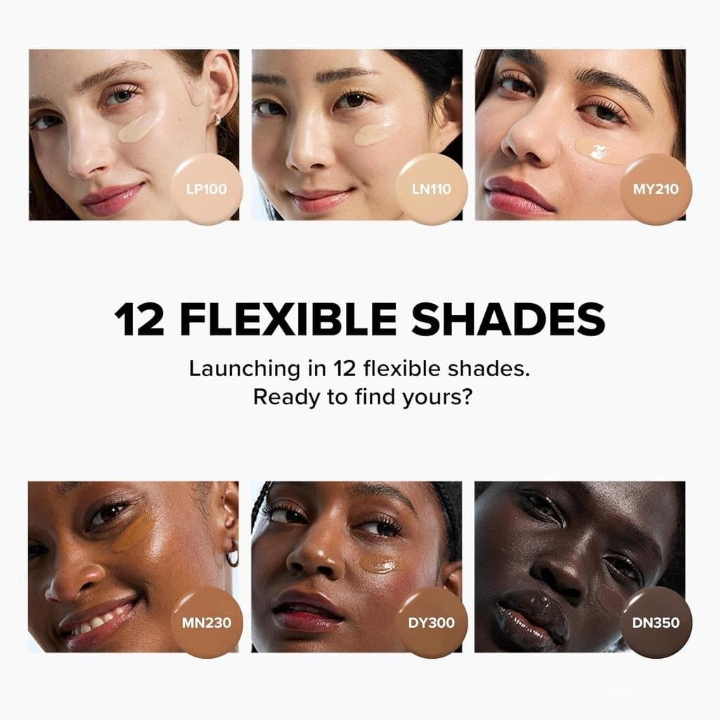 Protetor Solar Diário com Cor 12 Tons para Hidratação Facial, Proteção Solar de Amplo Espectro SPF40, Cuidados com a Pel
