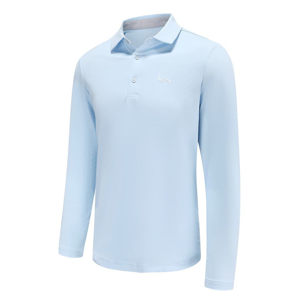 EG roupas de golfe infantis meninos camiseta de manga comprida engrossado juventude outono inverno novo estilo roupas de