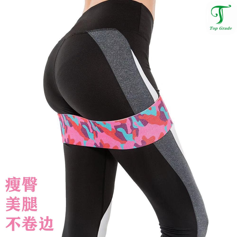 [TG] Anel de quadril antiderrapante estilo europeu americano Yoga Anel elástico Faixa de resistência Lindas nádegas Agac