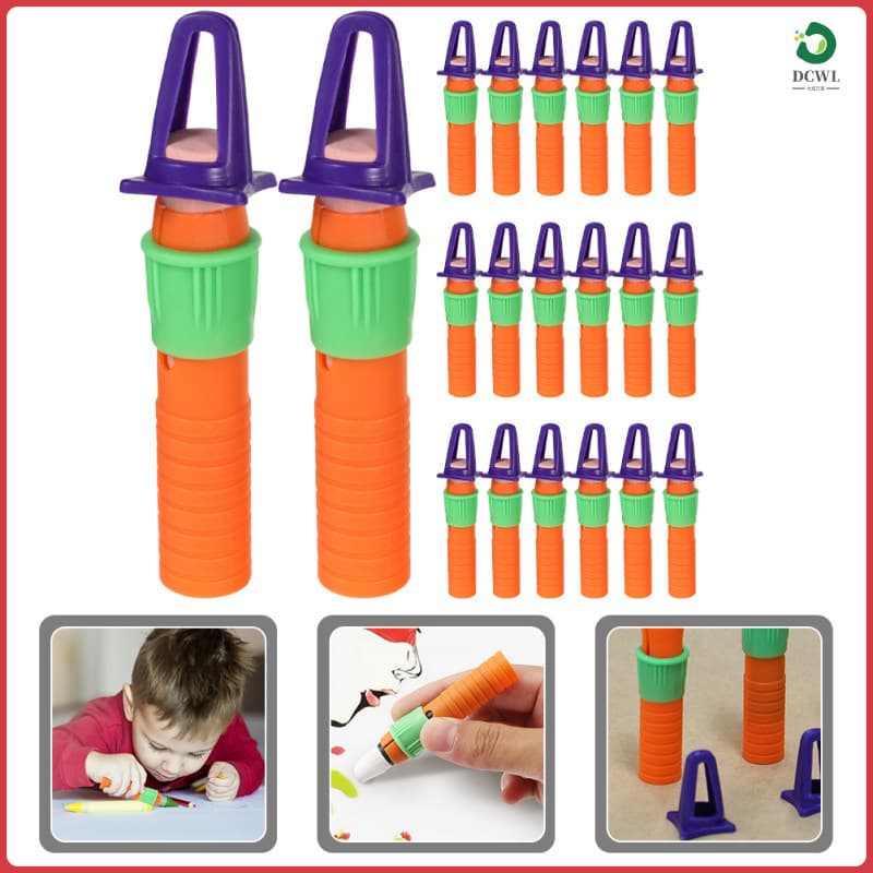 20 Peças Extensões E Acessórios De Tampa De Suporte De Extensão De Lápis Para 6X1.2CM