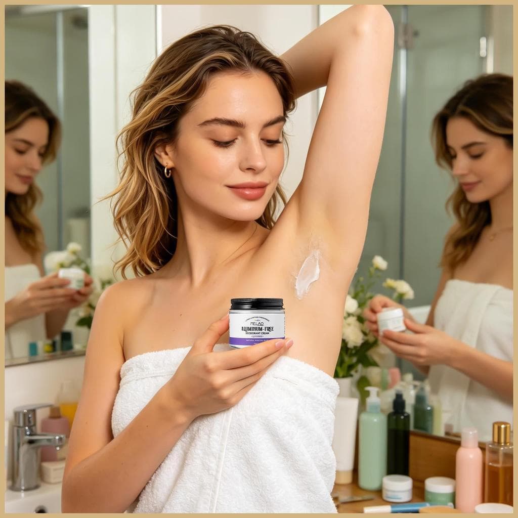 Antitranspirante De Corpo Inteiro 70ml , Sem Alumínio , Natural , Removedor De Odor , Para Axilas , Pescoço , pomuisbr