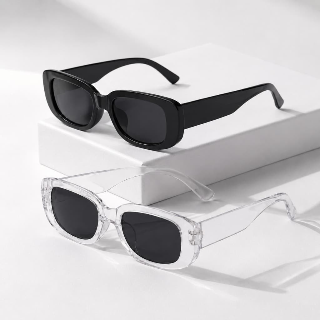 Óculos de Sol Retrô Vintage Unissex TikTok Feminino Masculino