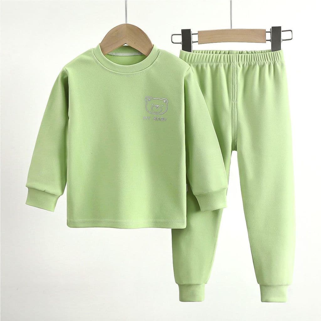 [Roupas térmicas recém-chegadas] Conjunto de roupas íntimas infantis de veludo alemão Roupas infantis Roupas térmicas Ro