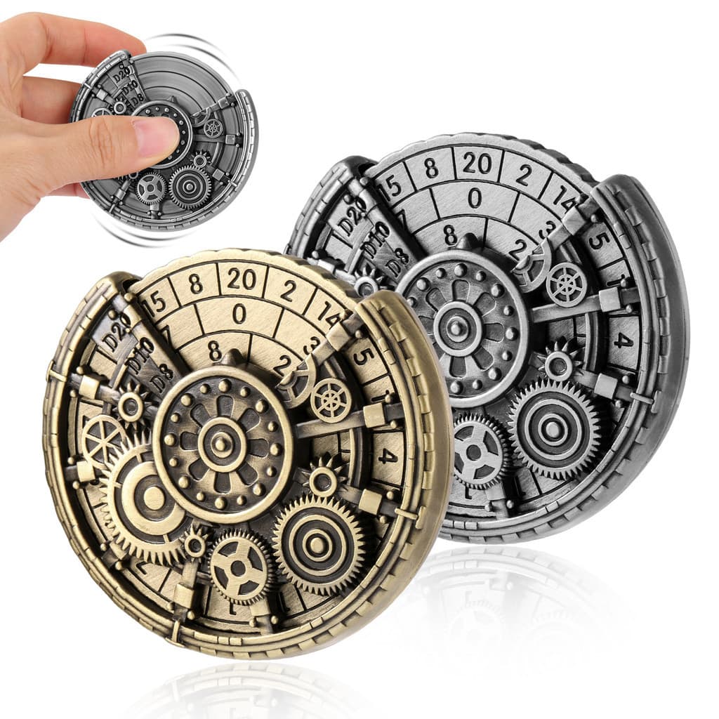 Novo produto destino engrenagem Fidget Spinner plataforma giratória DND correndo equipe jogo de tabuleiro dados adulto R