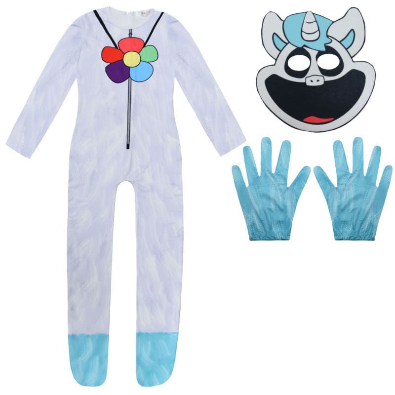 Estoque pronto, macacão cosplay de Halloween fantasia de performance infantil fantasia de performance de palco infantil