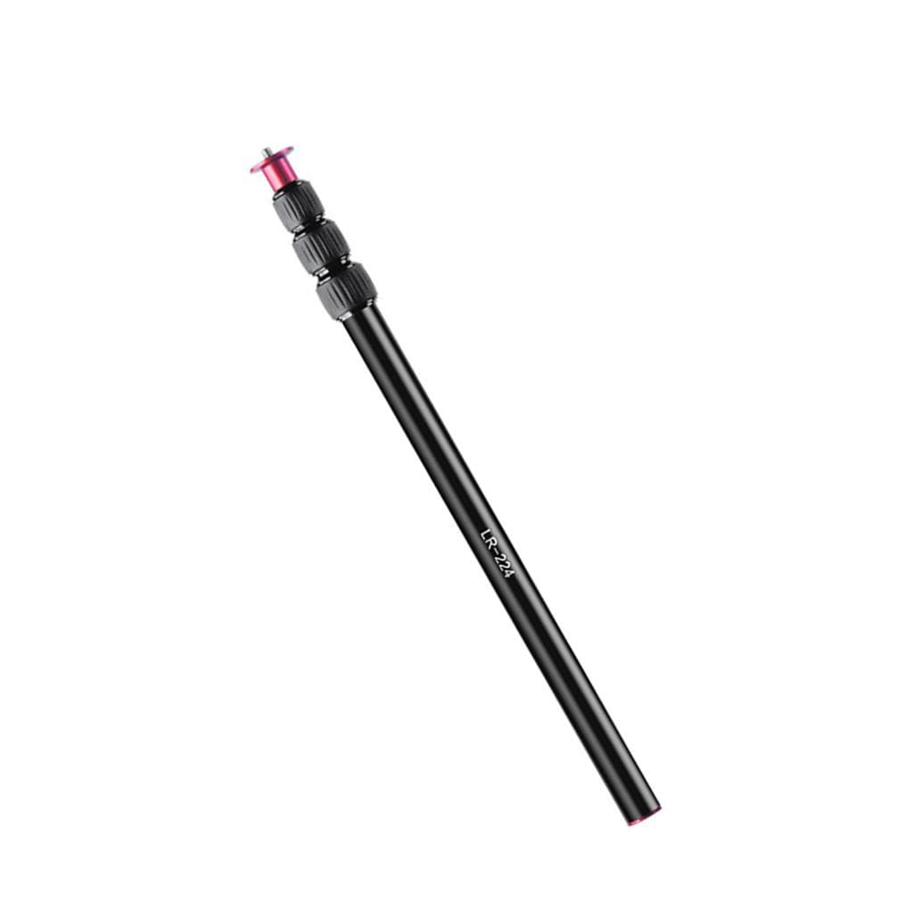 Henry198-BR LR-224 Pólo extensor de tripé, coluna central de 4 seções, haste telescópica de liga de alumínio para