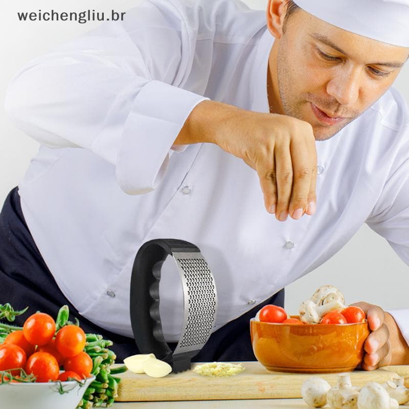 # weicheng Prensa De Alho Manual Tipo Anel Picador Ferramenta De Cozinha Para Aplicações Versáteis .