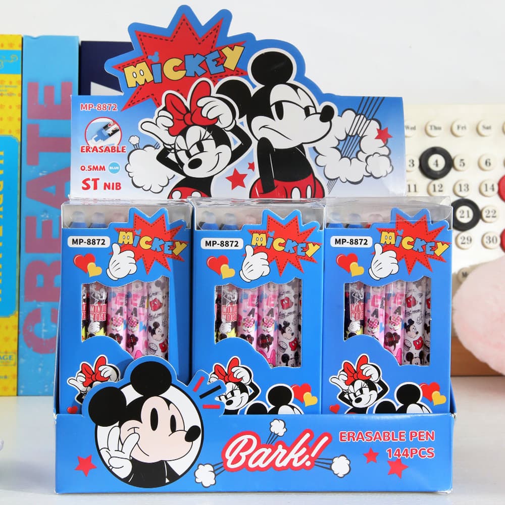 Copo de água papelaria desenho animado Kiki caneta Gel apagável fricção de alto valor fácil de esfregar caixa de caneta