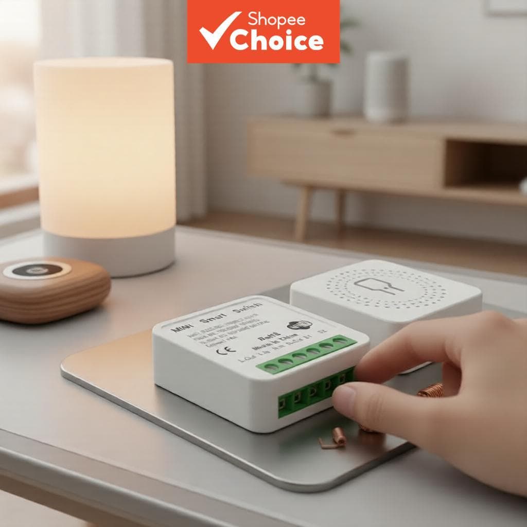 Interruptor WiFi Inteligente 16A Tuya com Temporizador, compatível com o app Smart Life, Alexa e Google Home para