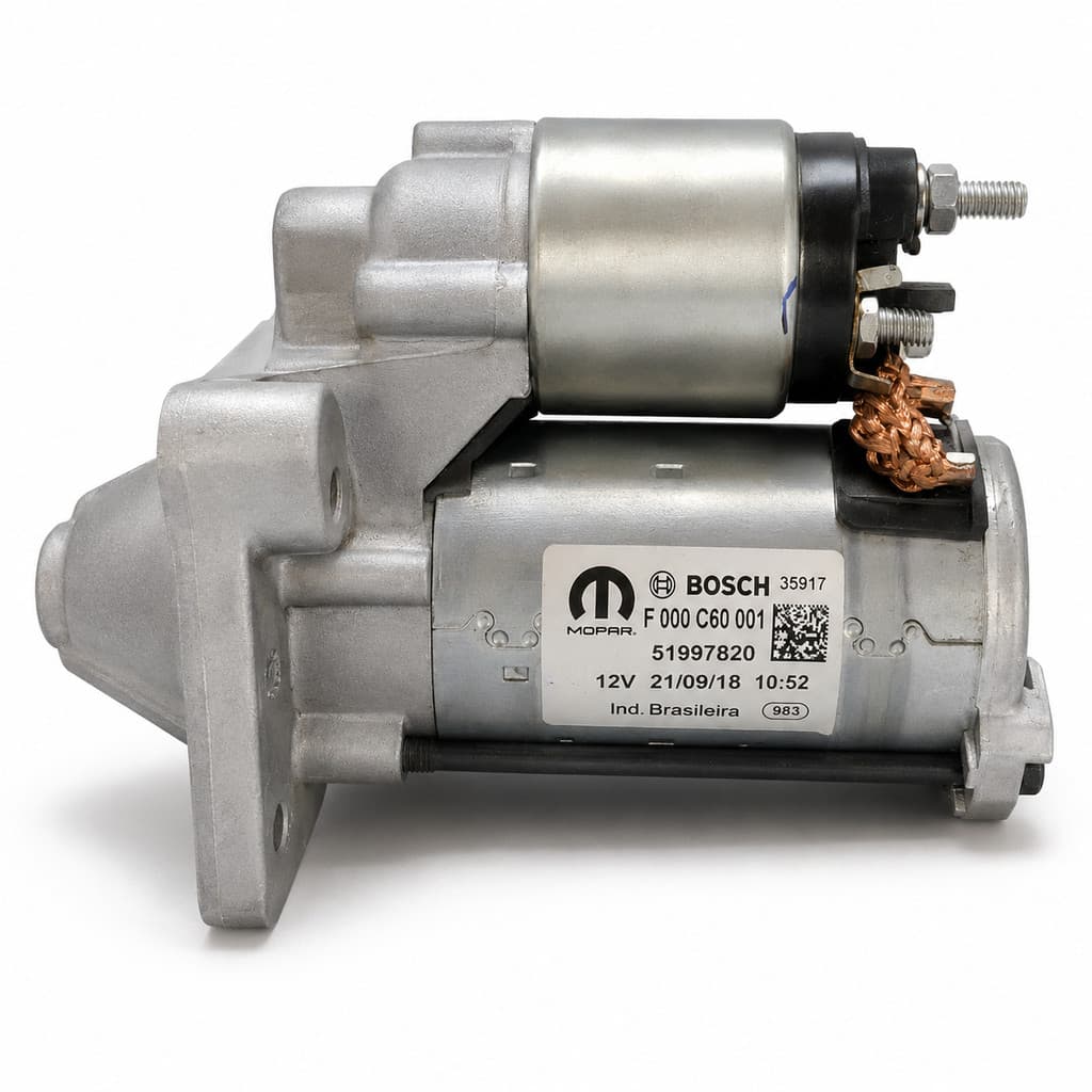 Motor Partida Arranque Bosch Fiat Palio Uno Siena Doblo Idea Linea Bravo 500 Fiorino 12V F000C60001 51997820