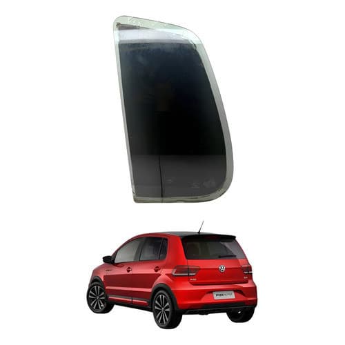 Vidro Fixo Porta Traseira Esquerda Volkwagen Fox 2004 À 2020