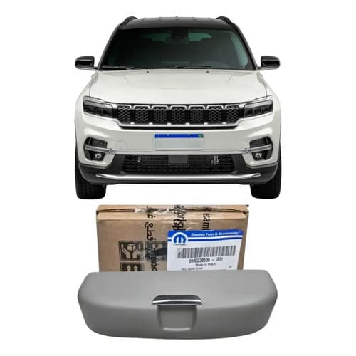 Porta Óculos Fiat Toro Ano 16-26 Cinza Original 10023853