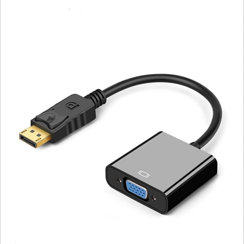 Cabo adaptador DP para VGA HD Placa gráfica Host de computador Interface DP para adaptador de cabo de conversão RGB de v