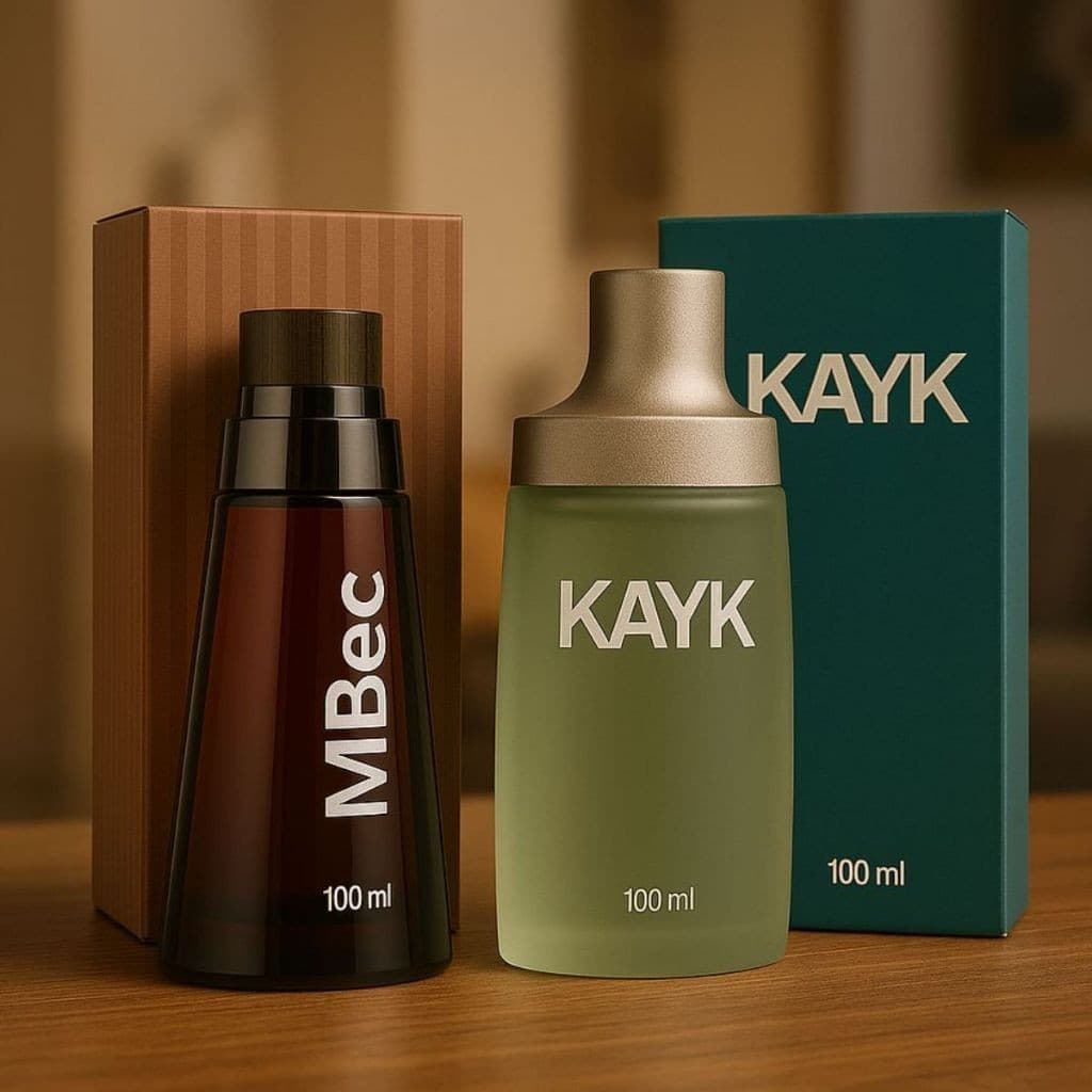 Kit Até 02 Perfumes Tradicionais Mbec e Kayk Masculino 100ml frasco de vidro lacrado
